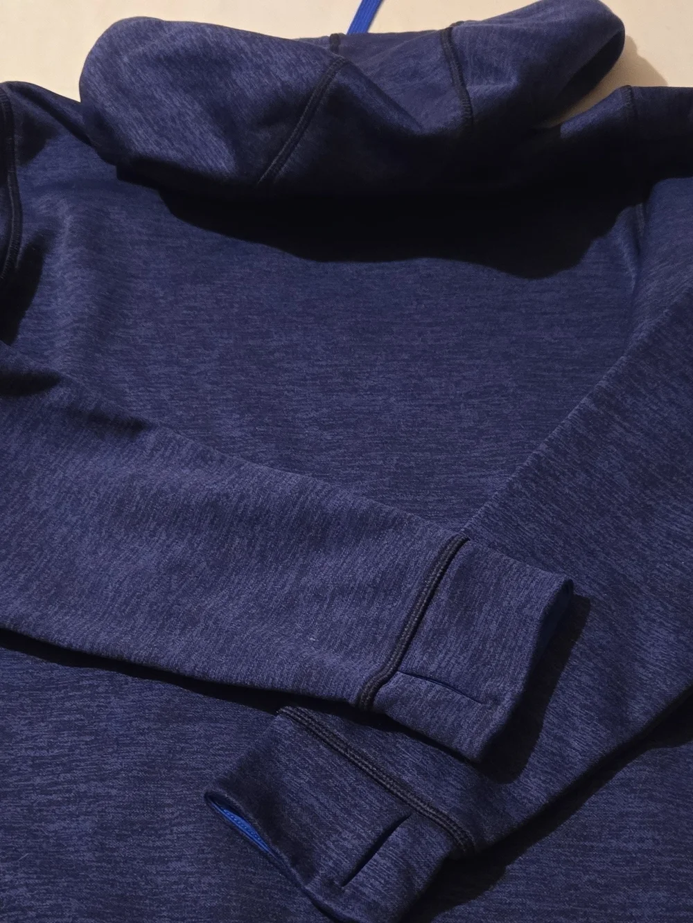 adidas Men's Blue Pullover Hoodie